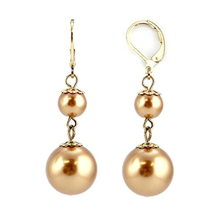 White Glass Pearl Earrings│HandPicked